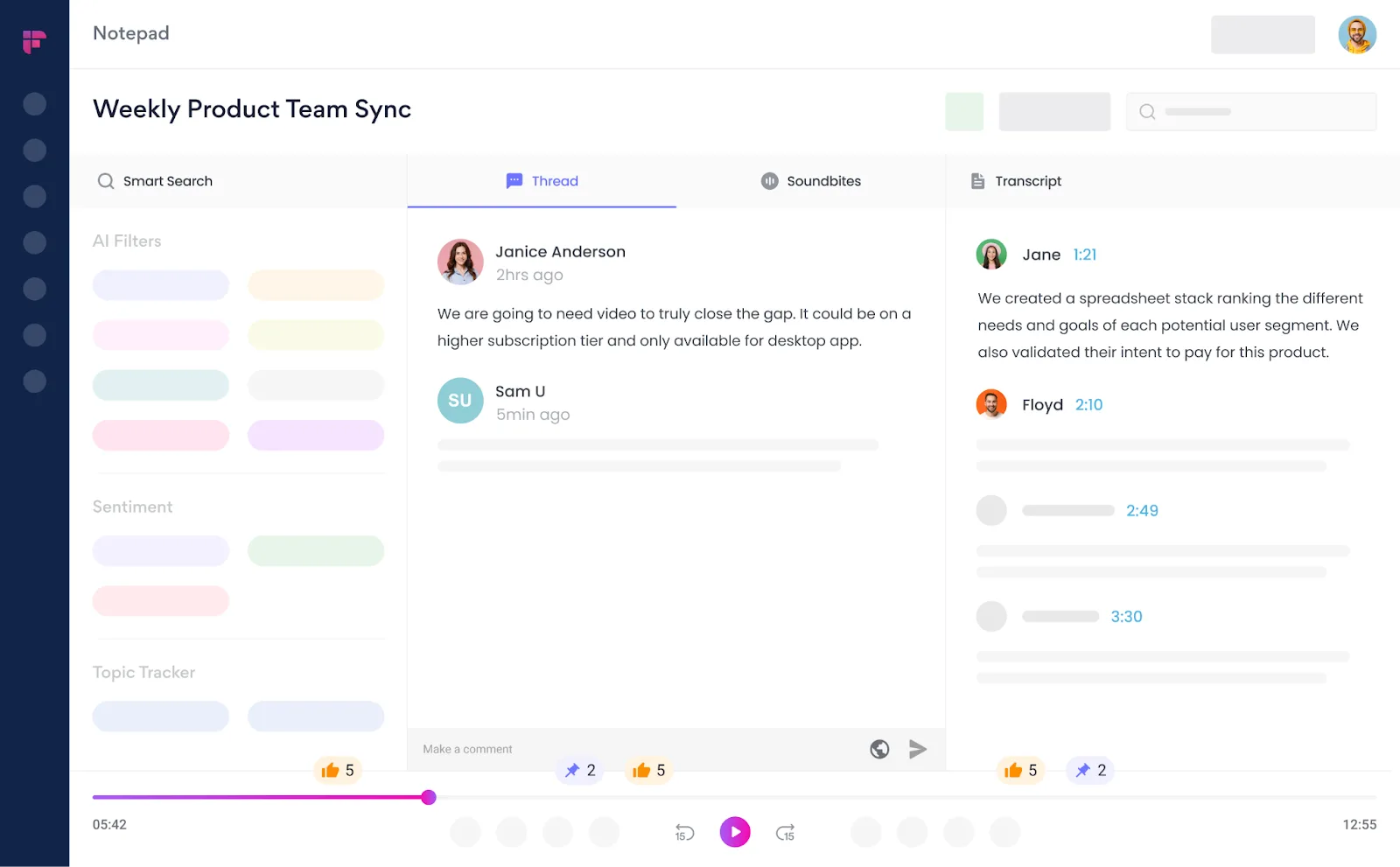 Fireflies - Best AI Sales Tool for Meetings and Note-Taking