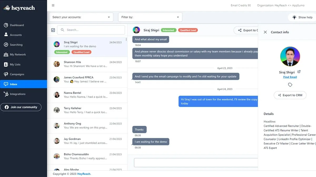 HeyReach - Best AI Sales Tool for LinkedIn Outreach Automation