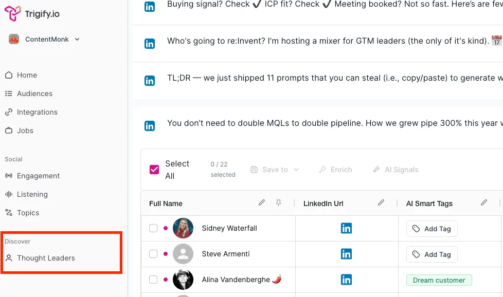 Convert Influencers’ audience into new leads